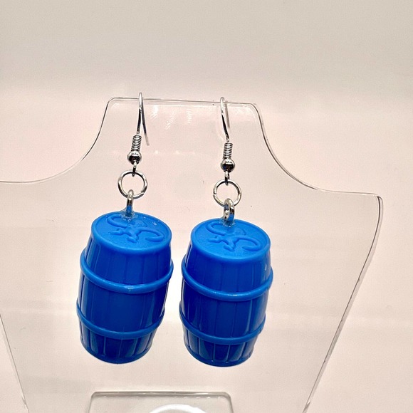 Barrel Of Monkeys Earrings - Retro Toy Earrings - Game Night Earrings - Y2k 90s - Picture 5 of 10